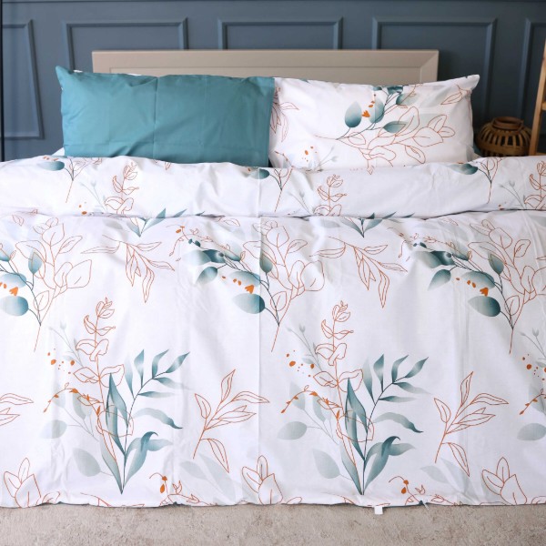Фото - Комплект постільної білизни дитячий MirSon 110x140 см 17-0954 Delicate Foliage Ranforce Elite (2200013181989)